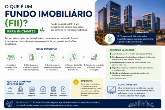 O que é um fundo imobiliário (FII)? Para iniciantes