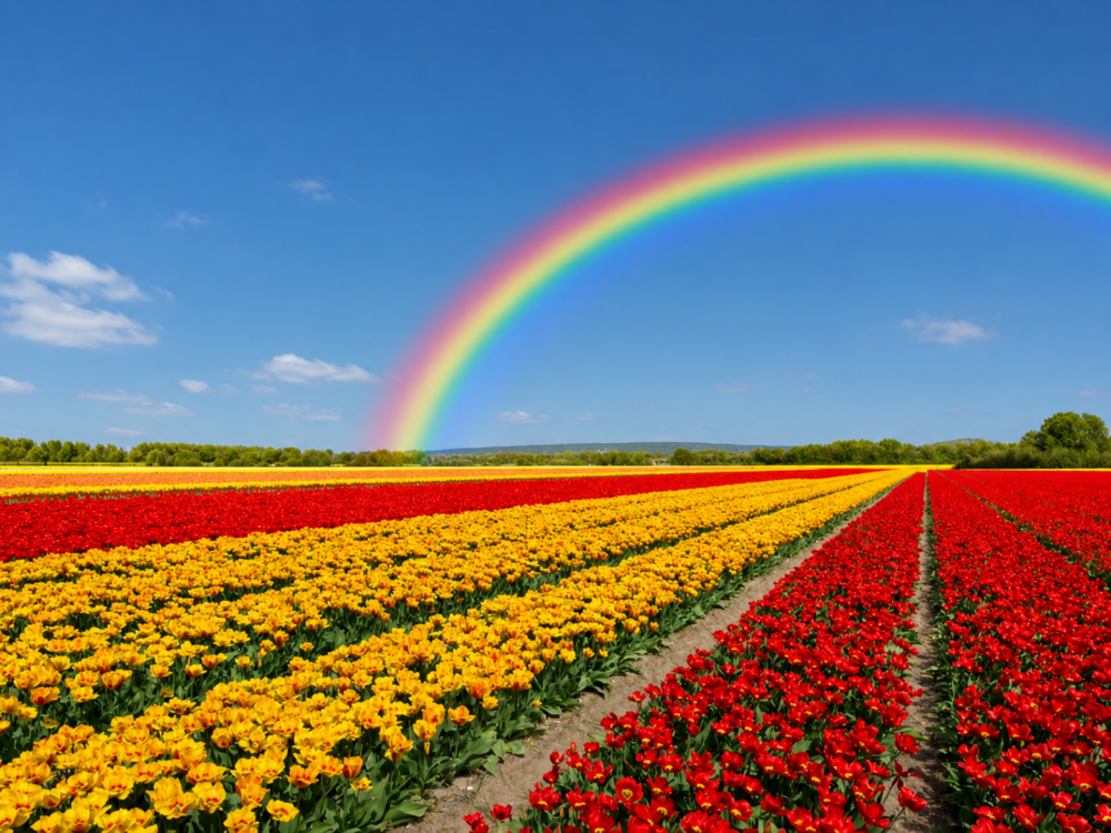 Primavera na Holanda 2026: Onde ver os campos de flores mais espetaculares do mundo